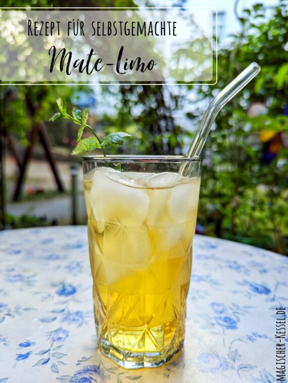 Rezept für selbstgemachte Mate-Limonade