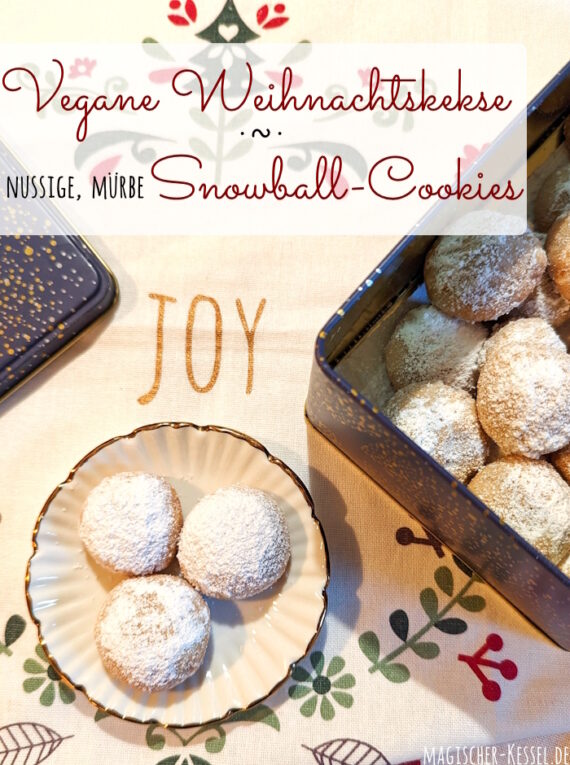 Rezept für Snowball-Cookies: Einfache, vegane Schneeball-Plätzchen, die süchtig machen!